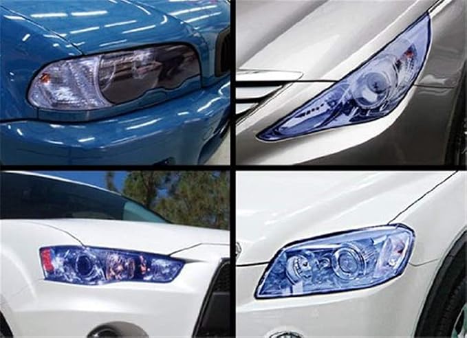 12 by 48 Inches Self Adhesive Headlight, Tail Lights, Fog Lights Tint Vinyl Film - Image 2