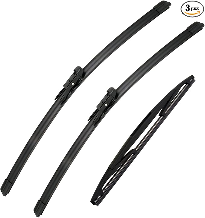 3 Wipers Set for 2008 2009 2010 2011 2012 Ford Escape, Windshield Wiper Blades by SCTIOANSNOemWiperBlades