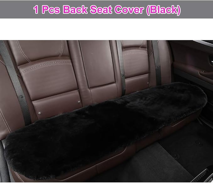 Fluffy Genuine Australia Sheepskin Car Seat Cover - Image 7