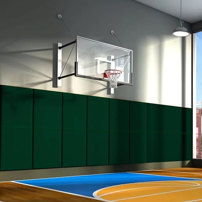 PROGOAL 60"/72" High Gym Wall Padding 2"/4" Thick Foam Basketball Court Wall by PROGOAL