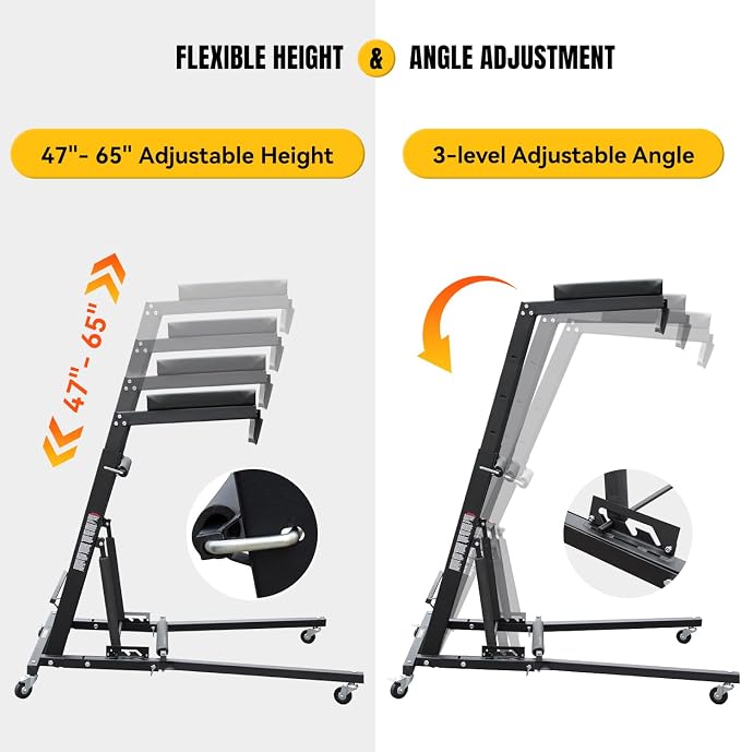 Adjustable Topside Creeper Automotive Engine Creeper 47''-65'', 440 LBS Capacity - Image 3