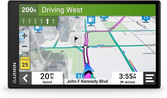 Garmin DriveSmart 55 EX with Traffic, 5.5-inch Car GPS Navigator with Bright - Image 2