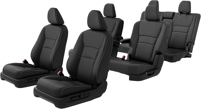 for Honda Pilot Seat Covers, Car Seat Protectors Full Set Custom Fit Pilot Elite - Image 8