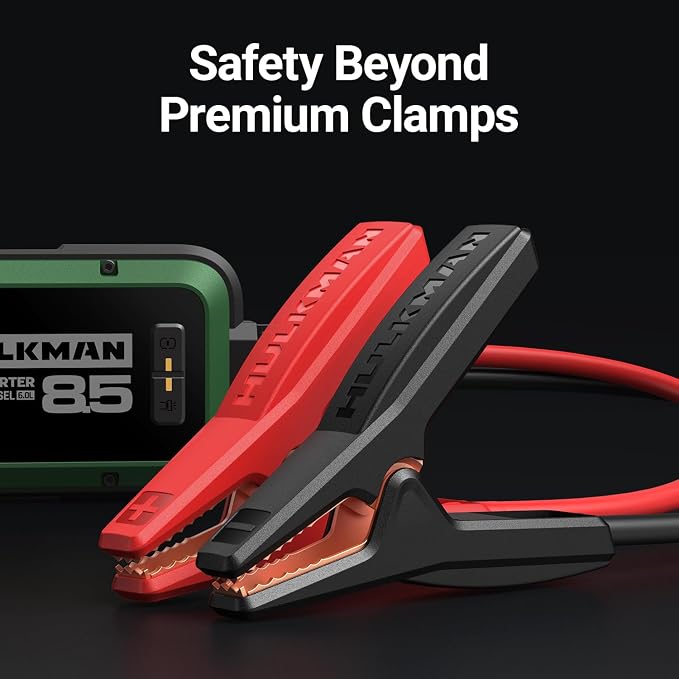 Hulkman Alpha85, Midnight Green, 2000A 74Wh Smart Jump Starter, 12V Portable - Image 7