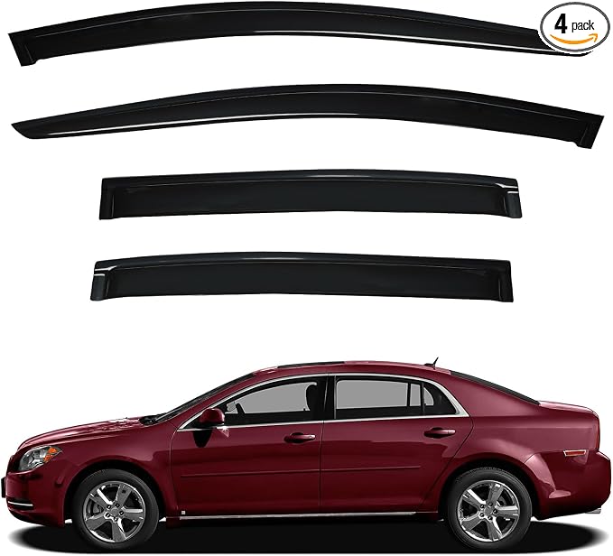 Window Visors Sun/Rain Guard Compatible by LQQDP