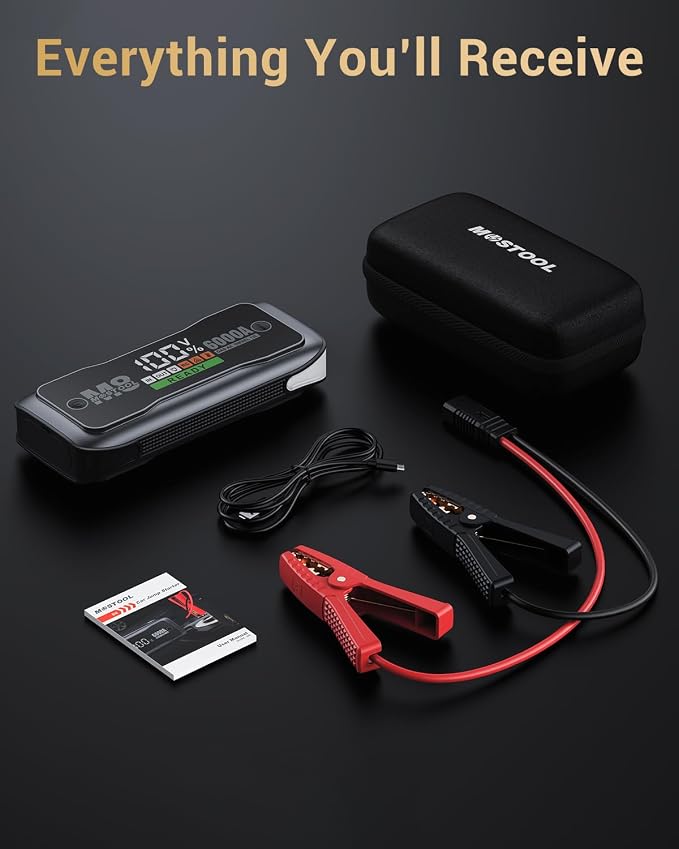 MOSTOOL M8 6000A Flagship Car Jump Starter, 12V Professional Battery Pack - Image 9