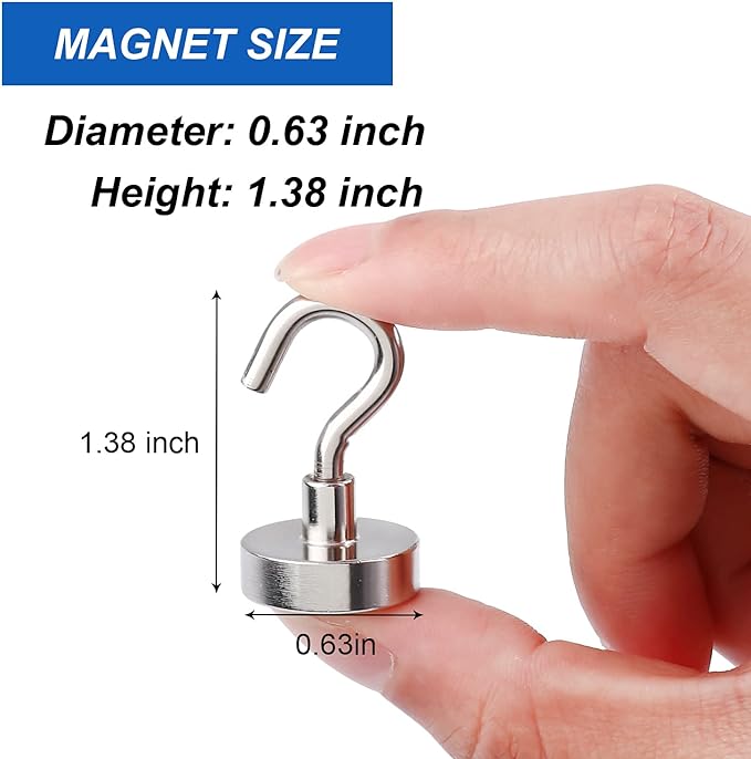 LOVIMAG Strong Magnetic Hooks, 30lbs Magnetic Hooks - Image 2