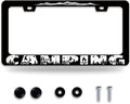 Camping License Plate Frame Mountains License Plate Holder Forest by NEWCOCO
