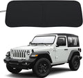 Premium Windshield Sun Shade for 2018-2025 Jeep Wrangler JL JLU & 2020-2025 by PIMCAR
