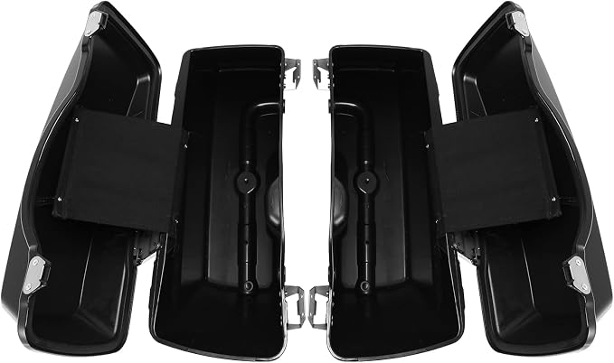 Green-L Gloss Black Hard Saddlebags Fit - Image 5