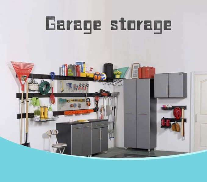 Ultrawall 13 PCS Tool Storage Rack, 64 Inches Adjustable Garage Organization - Image 6
