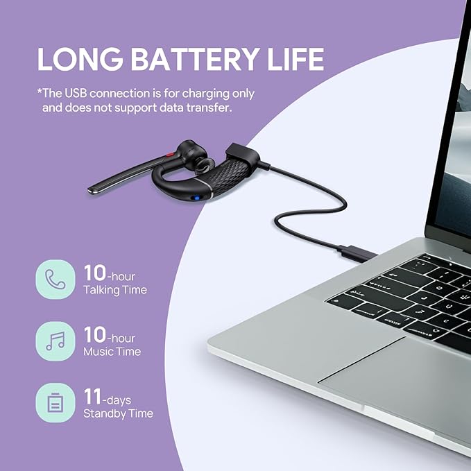 Yealink Single Ear Bluetooth Headsets BH71 Lite, Wireless Headset - Image 7