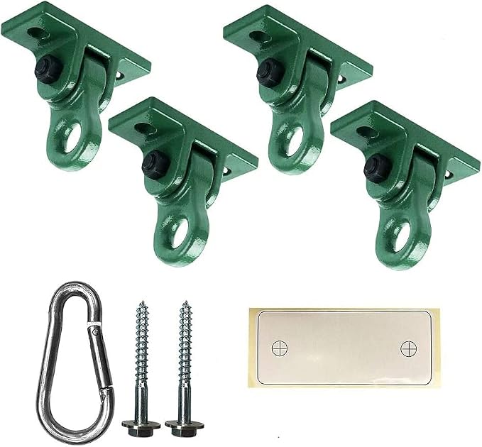 Heavy Duty Green Swing Hangers Screws Bolts Included Over 5000 lb Capacity - Image 8