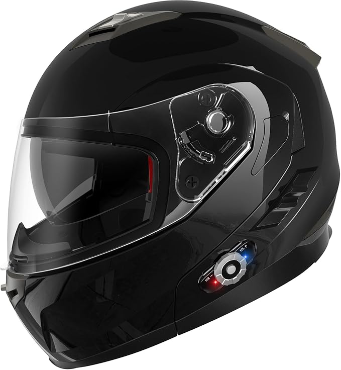 Motorcycle Helmet Bluetooth 5.0 Integrated New EPS FreedConn BM2-S Modular Flip by FreedConn