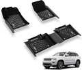3W Floor Mats Compatible for Jeep Grand Cherokee 2013-2015 TPE All Weather by 3W