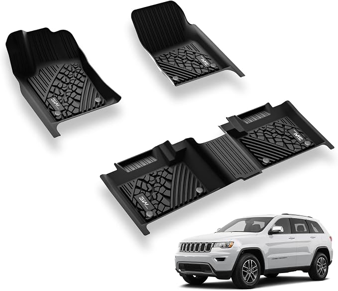 3W Floor Mats Fit for Jeep Grand Cherokee 2016-2021/ Grand Cherokee WK 2022 by 3W