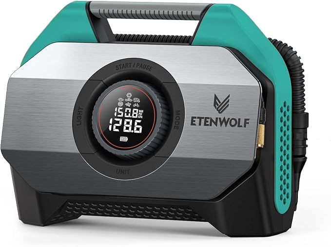 ETENWOLF VORTEX S6 Tire Inflator Portable Air Compressor by ETENWOLF