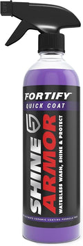SHINE ARMOR Fortify Quick Coat – 3-in-1 Ceramic Coating Spray | Waterless Wash by SHINEARMOR