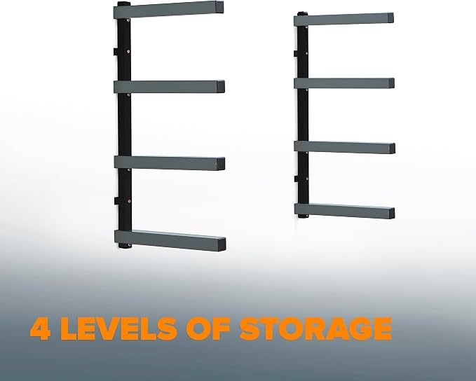 Bora 4-Level Lumber Storage Rack Wood and Garage Organization Space-Saving - Image 3
