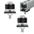SKTREX Anti-Skid designTrolley Roller Wheels Limit Trolley Assembly Positioning by SKTREX