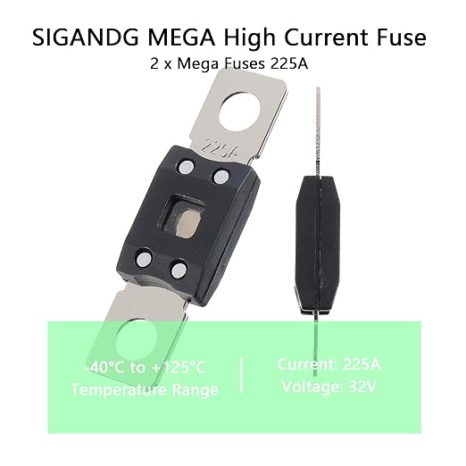 225A MEGA High Current Fuse - 225 Amp Bolt-on Fuse - Image 5