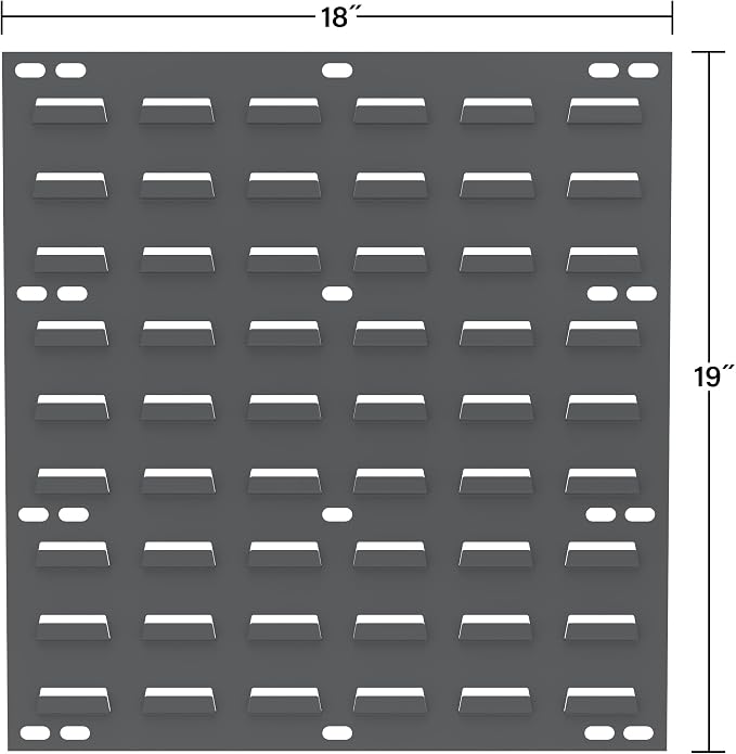 Akro-Mils 30618 Heavy Duty Wall Mount Garage Storage Steel Louvered Panel | - Image 3