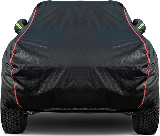 Breathable New Material, Waterproof Car Cover, Locks and Zipper Doors, by QUYDDC