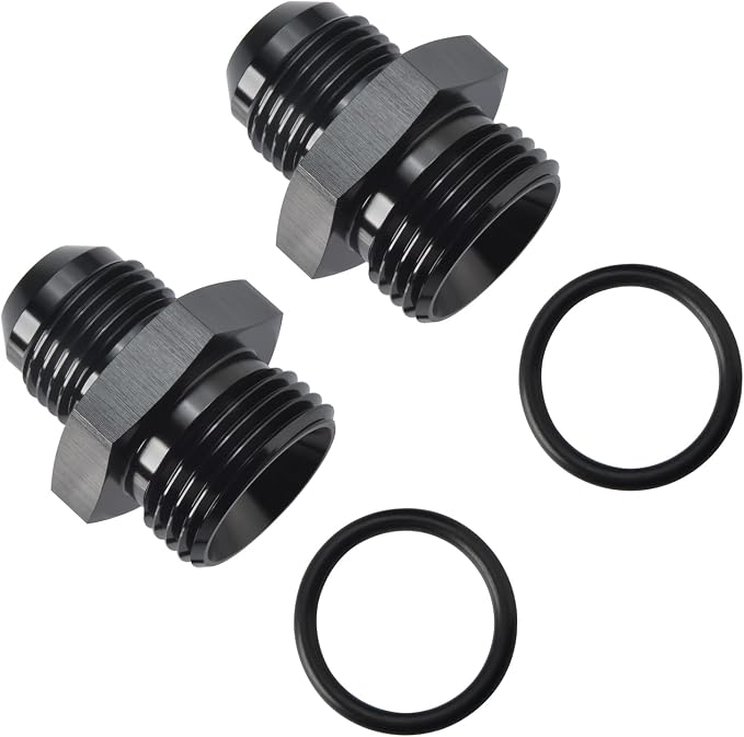 10AN Male Flare to 12AN ORB O-ring Boss Fuel Pump Rail Adapter Fitting Aluminum - Image 4