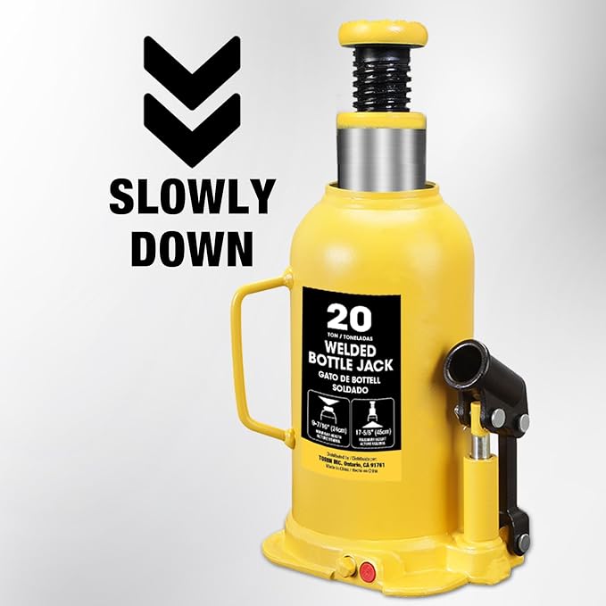 YELLOW JACKET 20 Ton Bottle Jack All Welded Hydraulic Jack - Image 5