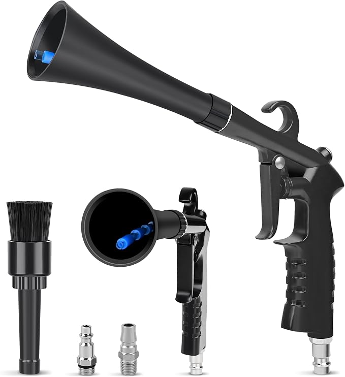 Car Cleaning Gun Detailing Interior Dryer Air Blow Gun, High Pressure Blower Gun by PARAROSE