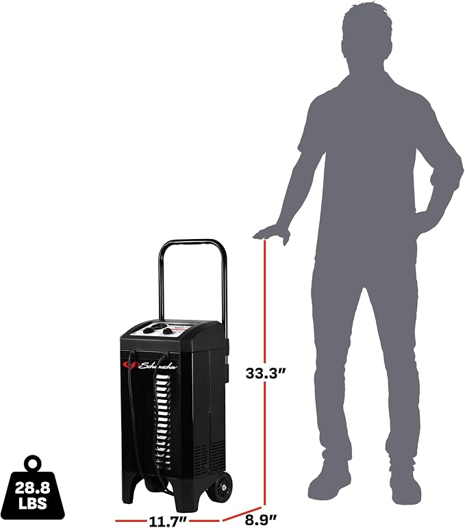 Schumacher Electric Manual Battery Charger & Engine Starter - 12V - Image 7