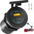 12V USB Outlet - 90W Dual Ports QC4.0 PD & Quick Charge3.0 Car Charger Socket - by AlfredDireck