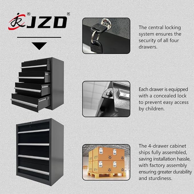 JZD Garage Storage Cabinet Set - Image 8