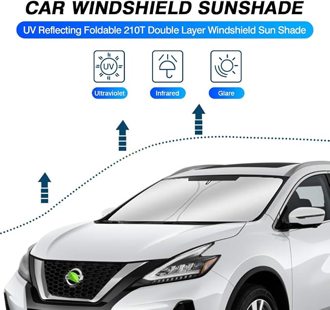 KUST Custom Fit Windshield Sun Shade - Image 2