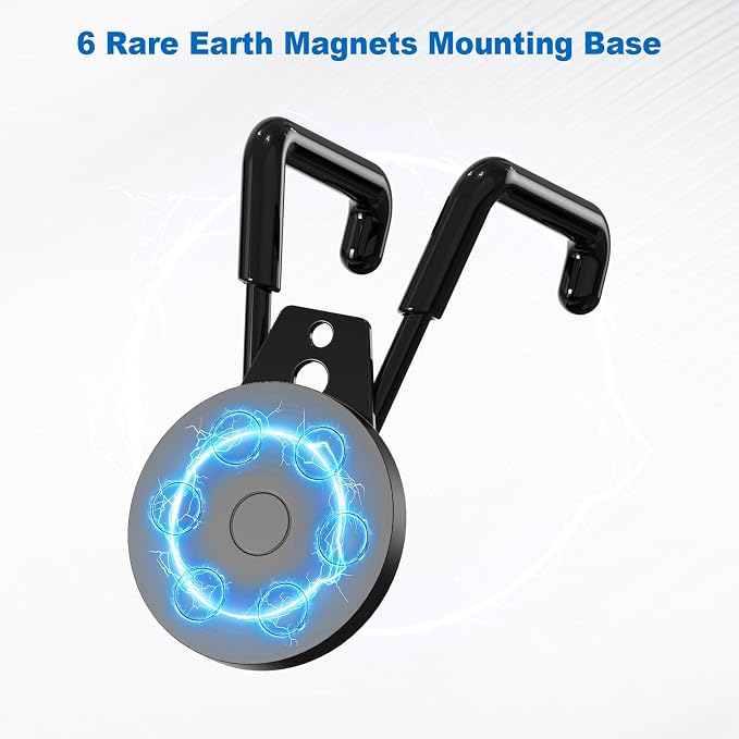 2-Pack Large Heavy-Duty Magnetic Garage Hooks - Image 3