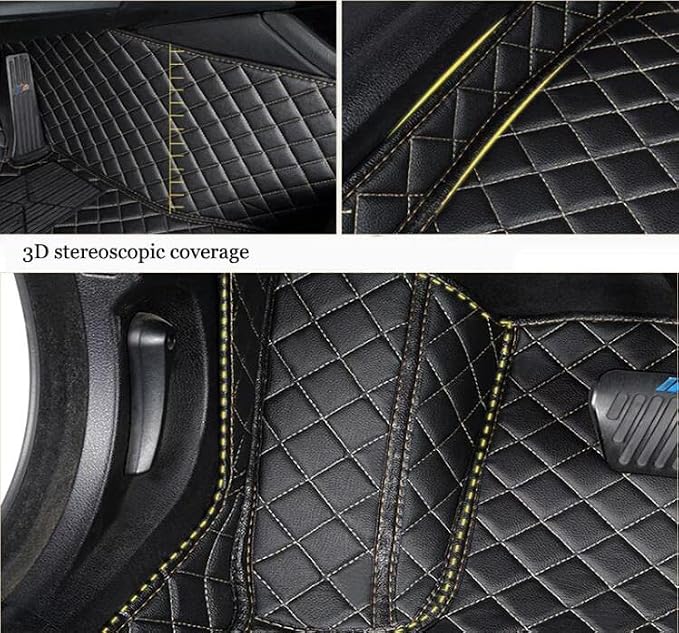 Custom All-Weather Protection Leather Car Floor Mats - Image 7