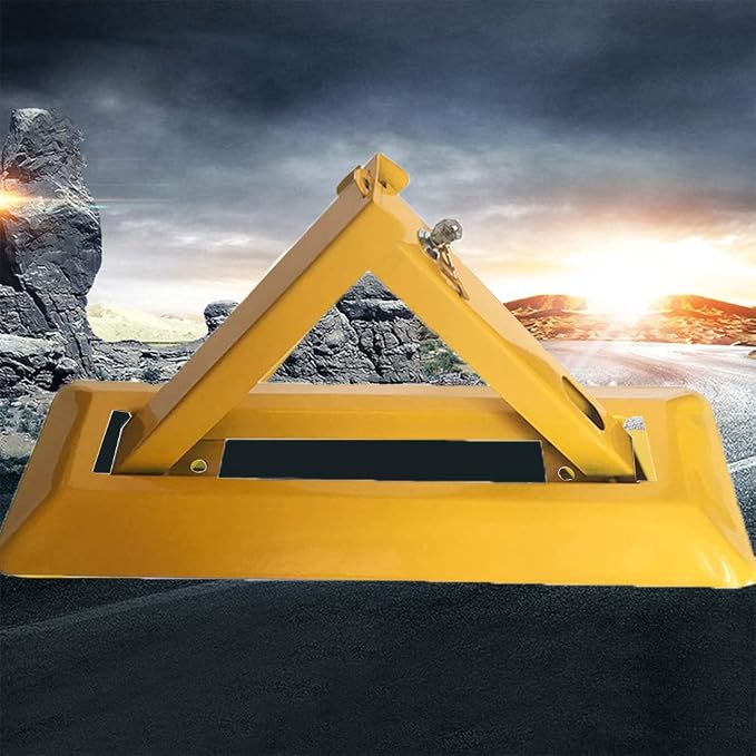 Vechkom Folding Parking Barrier Removable Parking Space Lock Manual Parking by Vechkom