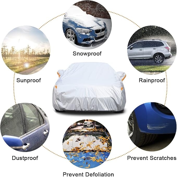 Kayme 6 Layers Car Cover Custom Fit - Image 4