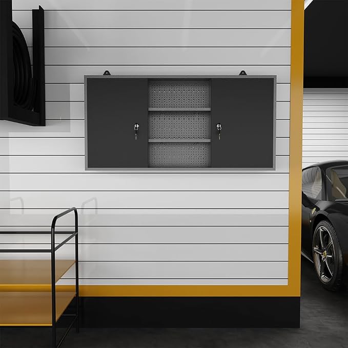 JZD Steel Wall Mount Storage Cabinet System - Image 2