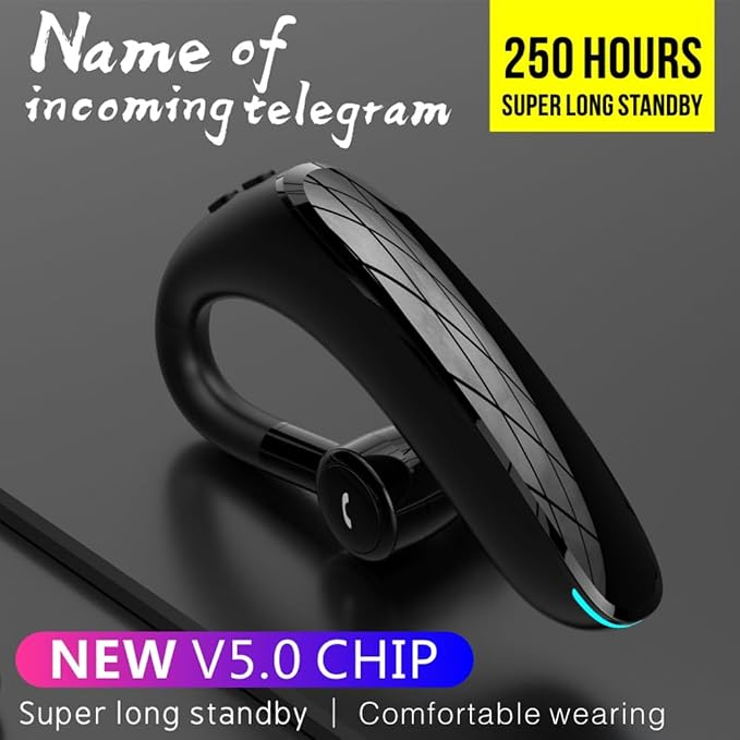 IHAO Bluetooth Earpiece Headphone Dual Noise Cancelling Mic Painless Open-Ear - Image 2