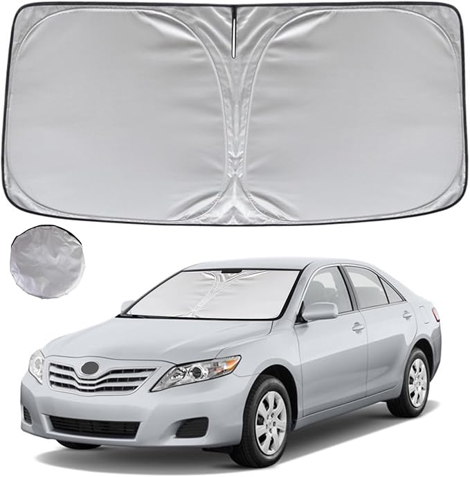 KAYZT Windshield Sun Shade for 2007-2011 Toyota Camry Foldable Sunshade Front by KAYZT