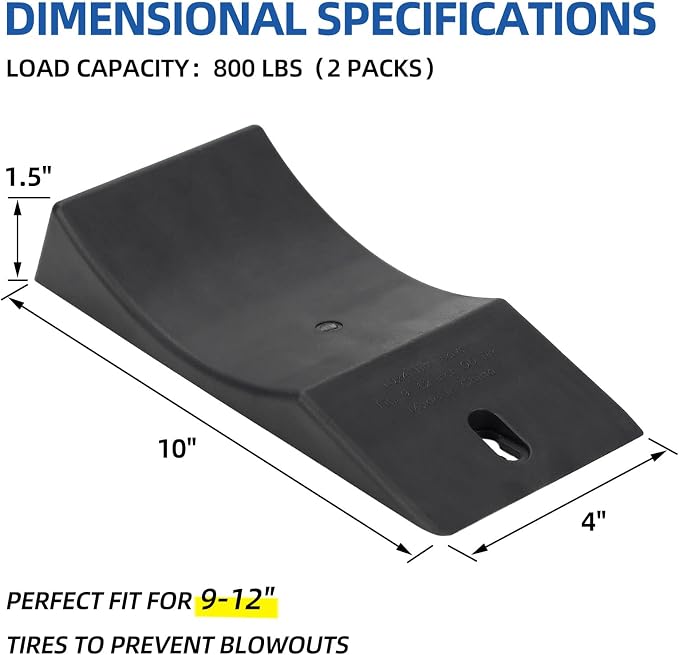 2-Pack Flat Free Tire Saver Ramp - Image 2