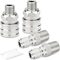 TAISHER 4PCS 304 Stainless Steel Pressure Washer Adapter Kit, Quick Connect by TAISHER