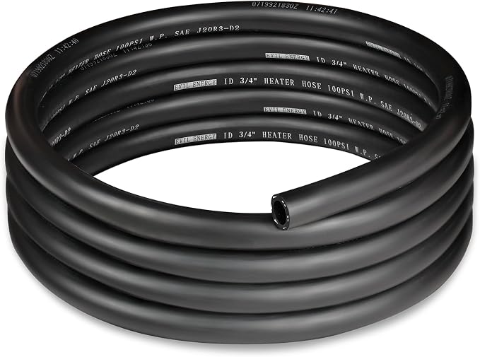 EVIL ENERGY 3/4" Heater Hose Coolant Radiator Straight 100PSI SAE 20R3 10FT by EVILENERGY