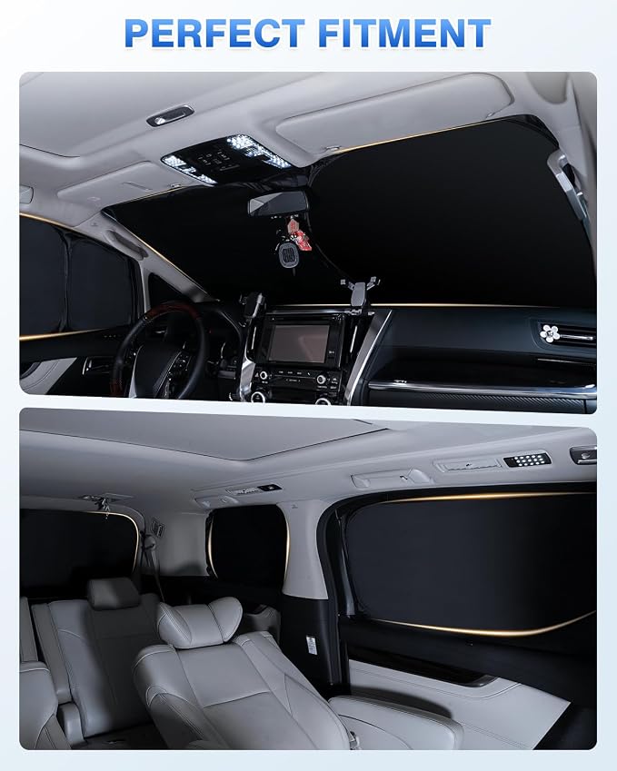 Sunshades for 2025 2026 Subaru Forester Accessories Windshield Sun Shade Side - Image 6