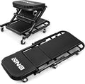 DNA MOTORING 40 Inches Folding 2 in 1 Rolling Z Creeper, Adjustable Roller by DNAMOTORING-Tools