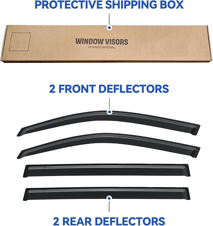 Window Visors Rain Guards Shield - Image 5
