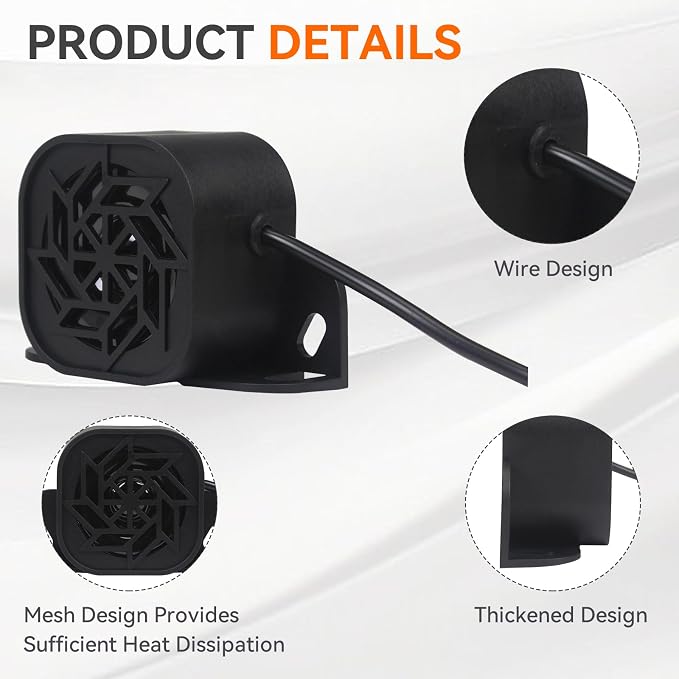 830 Back-up Alarm 12V-24V 110dB IP67 Waterproof Dust-Proof Reversing Warning - Image 3