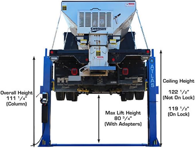 Atlas Automotive Equipment BP12000X 2-Post Commercial Grade Vehicle Lift - Image 6