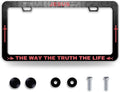 Jesus The Way The Truth The Life License Plate Frame Christian License Plate by BRAGHRTED
